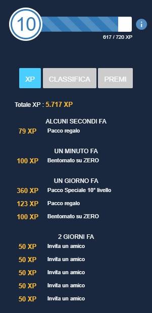 xp webapp scelgozero